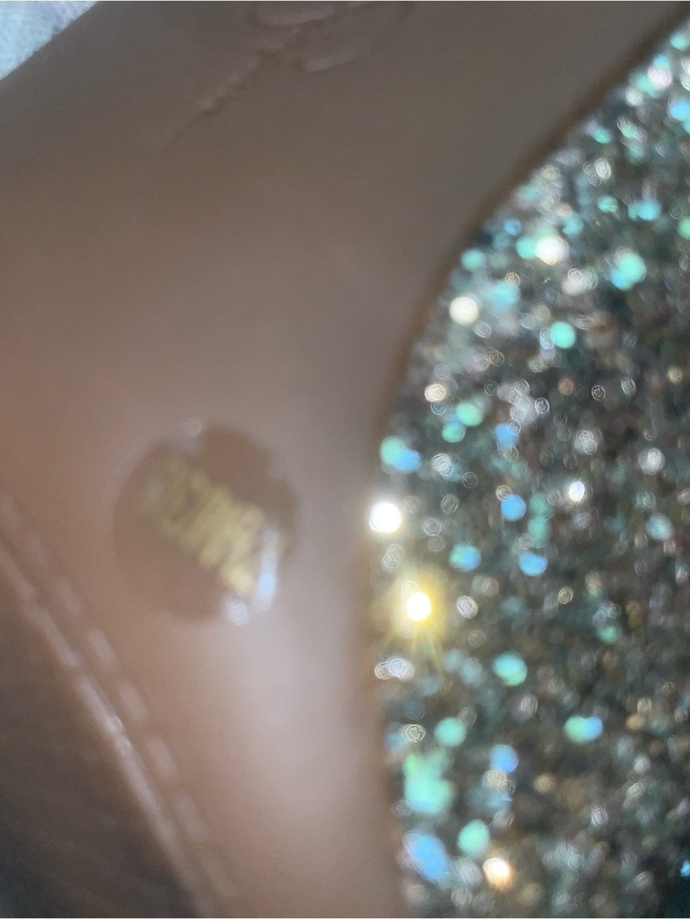 Jessica Simpson Glitter Pointed Toe Heels in Gold- BRAND NEW - Picture 4 of 5